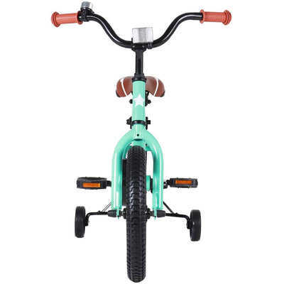 Joystar Totem 12 Inch Kids Bike Bicycle w/ Training Wheels, Ages 2-4, Mint Green
