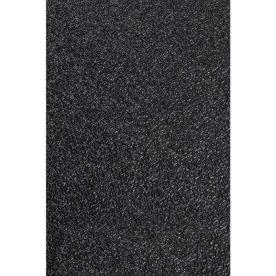 MotionTex 66 x 30 Inch Recycled PVC Fitness Exercise Gym Equipment Mat, Black