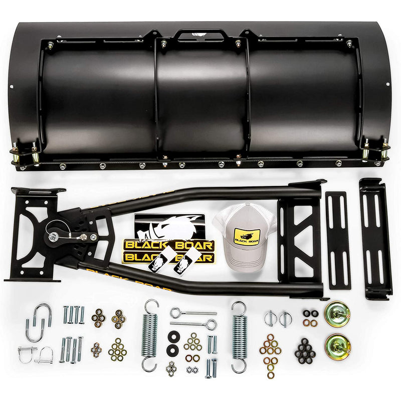 Black Boar 66016 Heavy Duty ATV/UTV Adjustable 48" Long Snow Plow Implement Kit