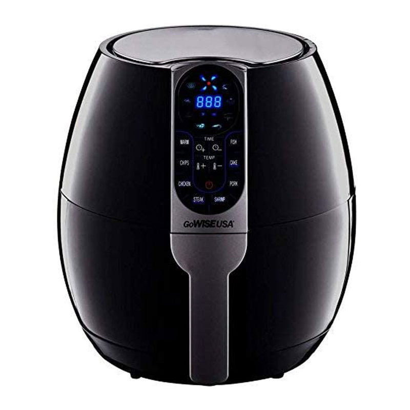 GoWISE 3.7-Quart Programmable Air Fryer with 8 Cooking Presets, Black