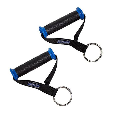 Bodylastics BLCOMP01 Home Gym Resistance Band Handles with Waffle Grip, Set of 2