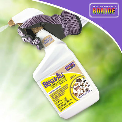 Bonide BND238 Repels All Ready to Spray Outdoor Animal Repelling Spray, 32 Oz
