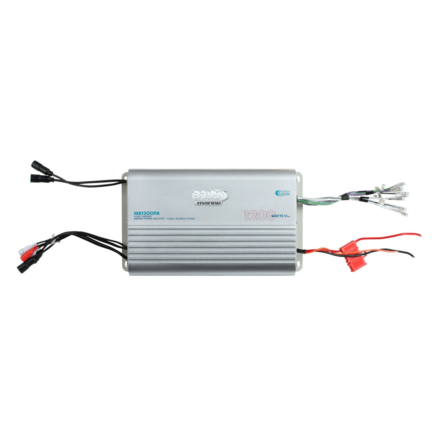 BOSS Audio MR1200PA Class A/B 1200 Watt 4 Channel Marine Amplifier and PA System - VMInnovations