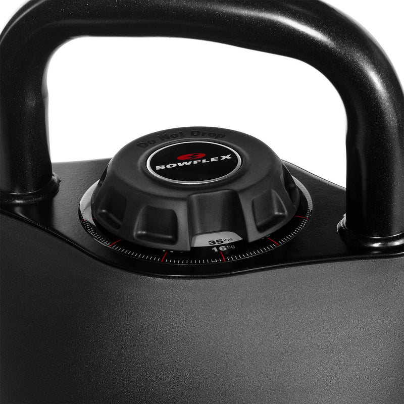 Bowflex SelectTech Adjustable Compact Kettlebell Exercise Weight, 8 to 40 Pounds
