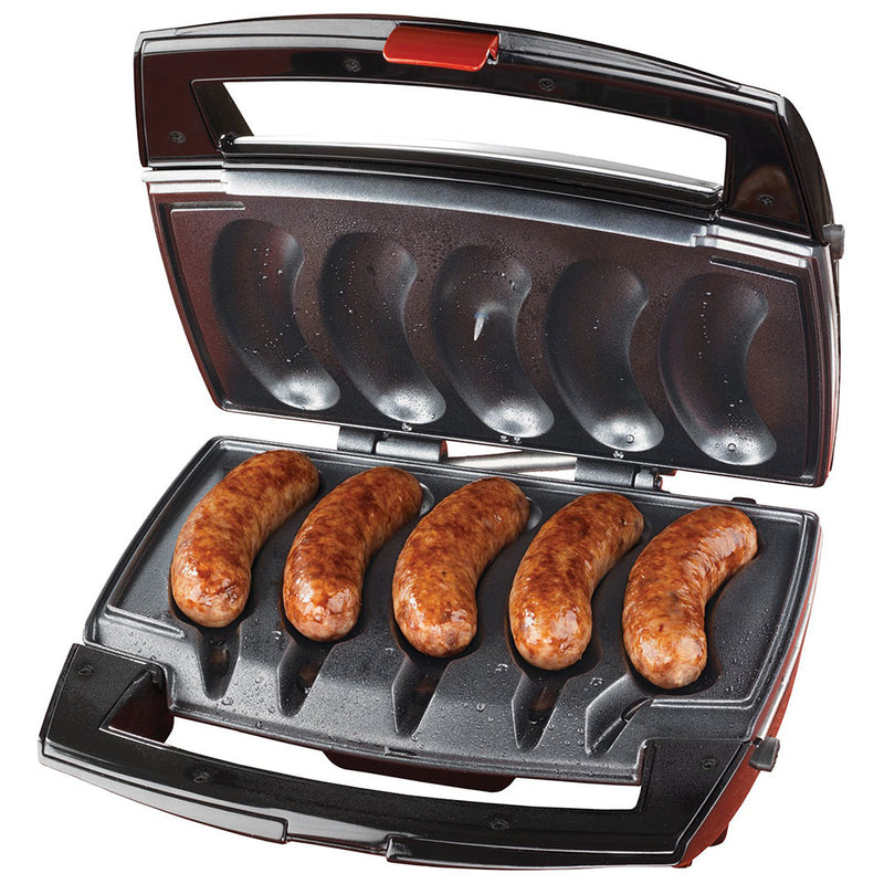 Johnsonville Sausage Indoor Compact Stainless Electric Grill (Open Box) (2 Pack)