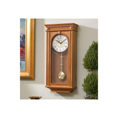 Bulova C4419 Bulova, Manorcourt Chiming Indoor Decorative Pendulum Clock