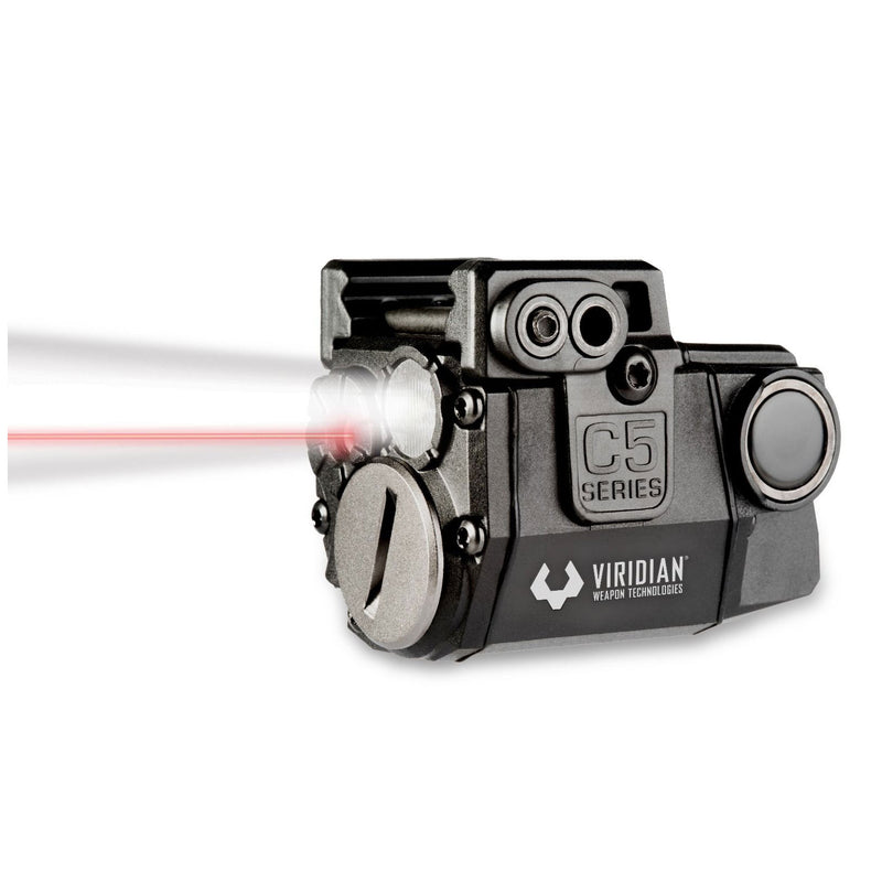 Viridian C5L-R 25 Yard Range Compact Laser and Tactical Red Light Gun Sight