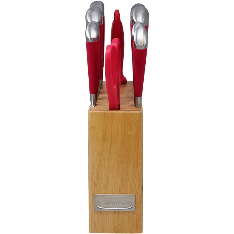 Cuisinart 11 Piece Stainless Steel Kitchen Knife Set with Wooden Block (Used)