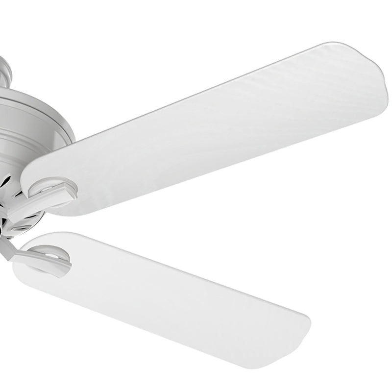 Casablanca Adelaide 54 Inch Indoor Metal Ceiling Fan with Pull Chain, Snow White