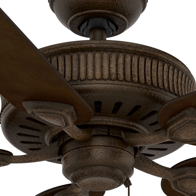 Casablanca Ainsworth 60 Inch Indoor Ceiling Fan w/ Pull Chain, Provence Crackle