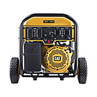 CAT 7500-Watt OHV Portable Job Site Electric Recoil Gar Generator, 11hr Run Time
