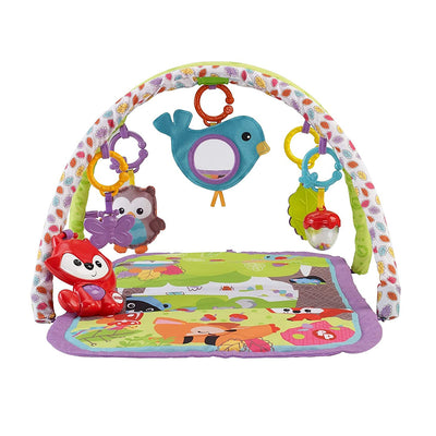 Fisher-Price CDN47 3 in 1 Musical Activity Baby Play Mat Floor Gym with 5 Toys