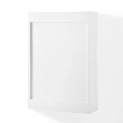 Crosley Furniture CF7028-WH Savannah Flush Mount Mirrored Wall Cabinet, White