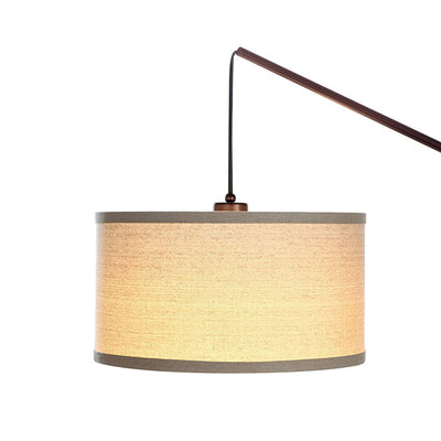 Brightech Hudson 2 Contemporary Hanging Arc Floor Lamp w/ Bulb, Bronze (2 Pack) - VMInnovations