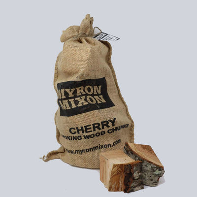 Myron Mixon Smokers BBQ Wood Chunks for Smoking and Grilling, Cherry (6 Pack)