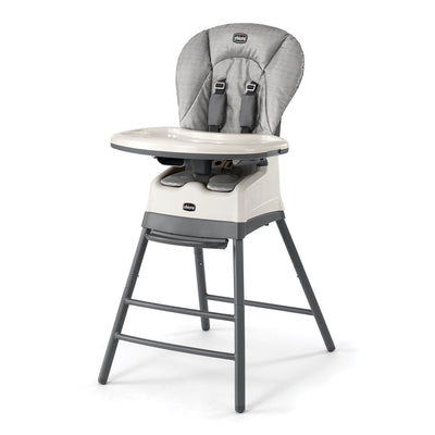 Chicco Stack 3 in 1 Portable Highchair, Booster, & Stool, Weave (Open Box)