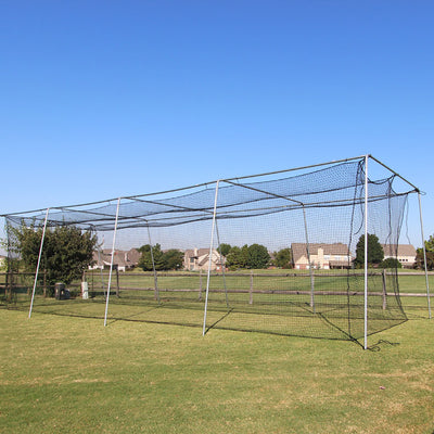 Cimarron Sports Twisted Rubber Baseball/Softball Batting Cage Net, 30x12x10 Feet