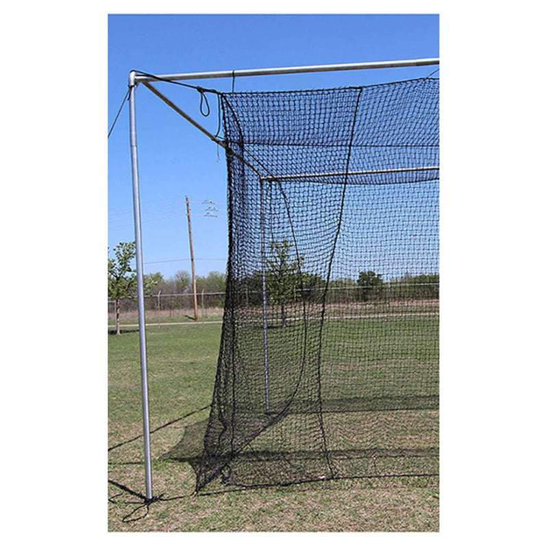 Cimarron Sports Outdoor Twisted Baseball Batting Cage Net w/ 4-Foot Access Door - VMInnovations