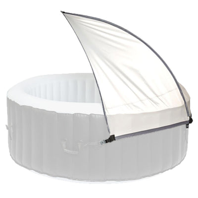CleverSpa 8045 Small Sun Shade Canopy Accessory for 4 Person Round Hot Tub Spas
