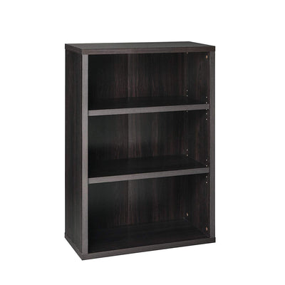 ClosetMaid Premium 3 Shelf Bookcase with Removable and Adjustable Shelves, Black