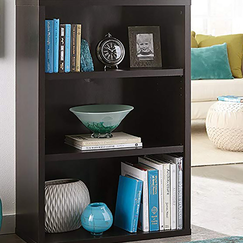 ClosetMaid Premium 3 Shelf Bookcase with Removable and Adjustable Shelves, Black