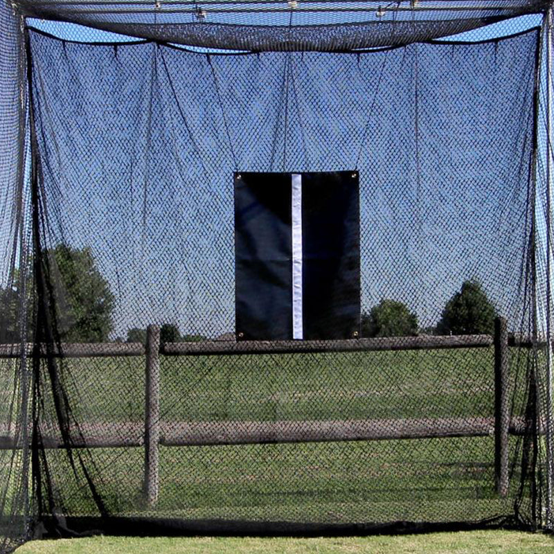 Cimarron Sports 10x10x10 Masters Golf Net and Baffle with Golf Net Target
