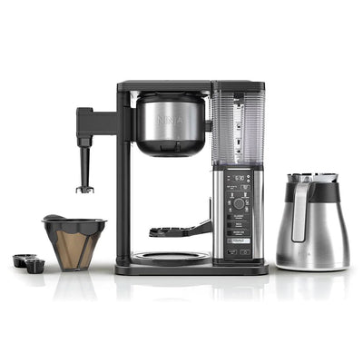 Ninja CM407 Specialty Coffee Maker with Thermal Carafe and Fold Away Frother