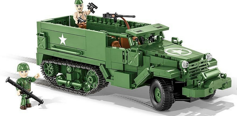 COBI, M3 Half-Track Armored Personal Carrier, GMC Army Base Vehicle, 580 blocks