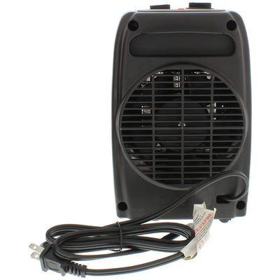 Comfort Zone Electric Ceramic Fan Forced Personal Space Heater, Black (Open Box)