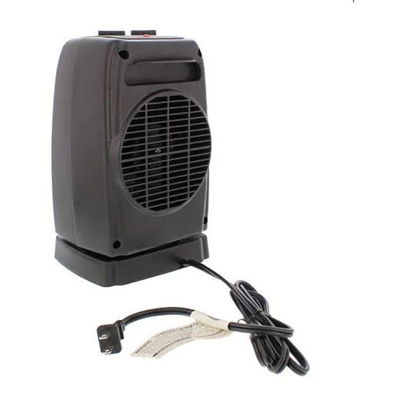 Comfort Zone Portable Electric Ceramic Oscillating Indoor Space Heater