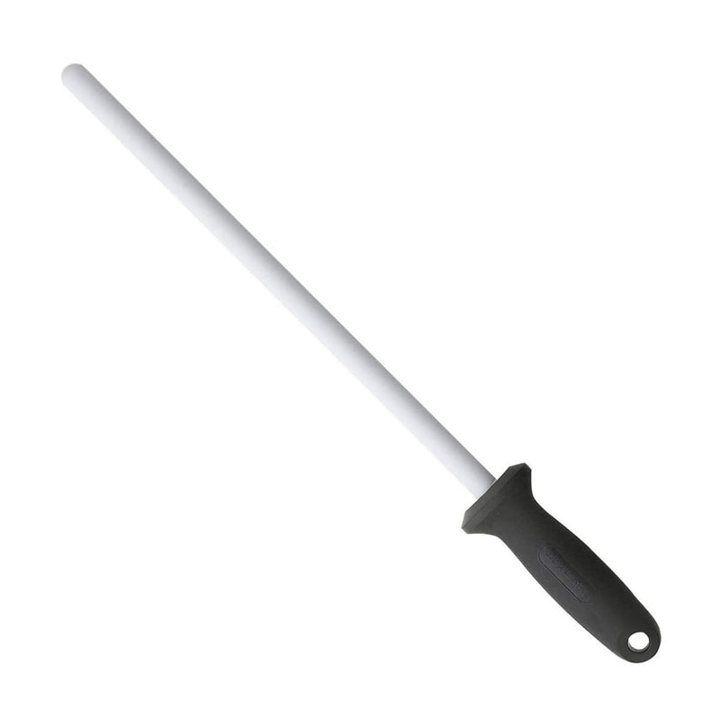 Messermeister 10 Inch Ceramic Rod Sharpening Steel for Kitchen Knives & Blades