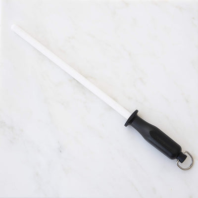 Messermeister 12 Inch Ceramic Rod Sharpening Steel for Kitchen Knives & Blades