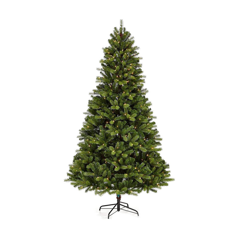 NOMA 7-Ft Durand Pine Warm White LED Pre-Lit Holiday Christmas Tree (Used)
