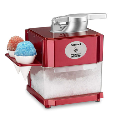 Cuisinart SCM-10 Shaved Ice Maker Snow Cone Machine with Paper & Plastic Cones