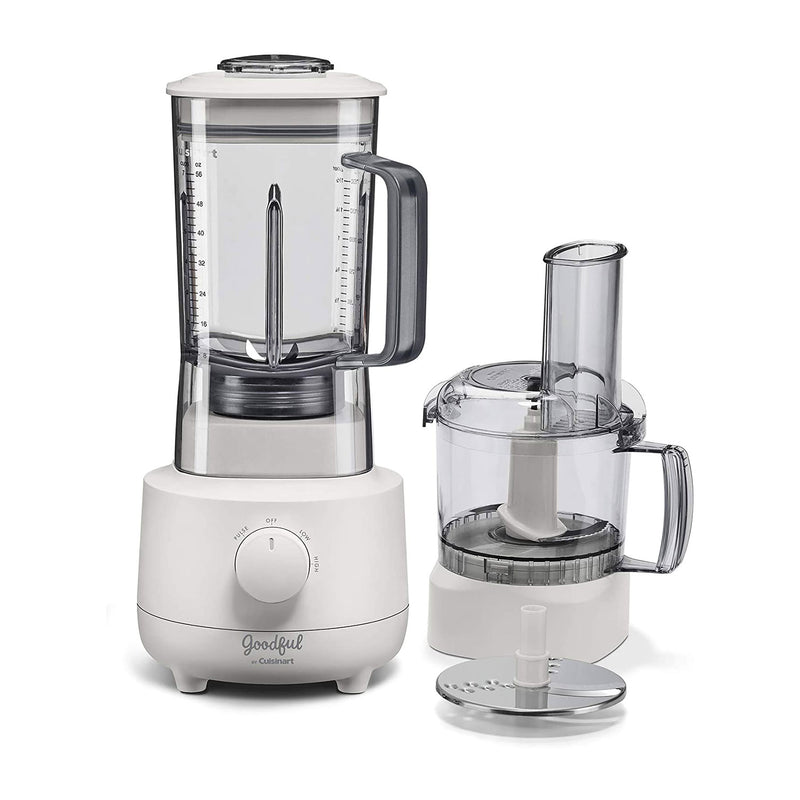 Goodful Cuisinart 2-in-1 Kitchen Counter Food Processor and Blender Combo, White