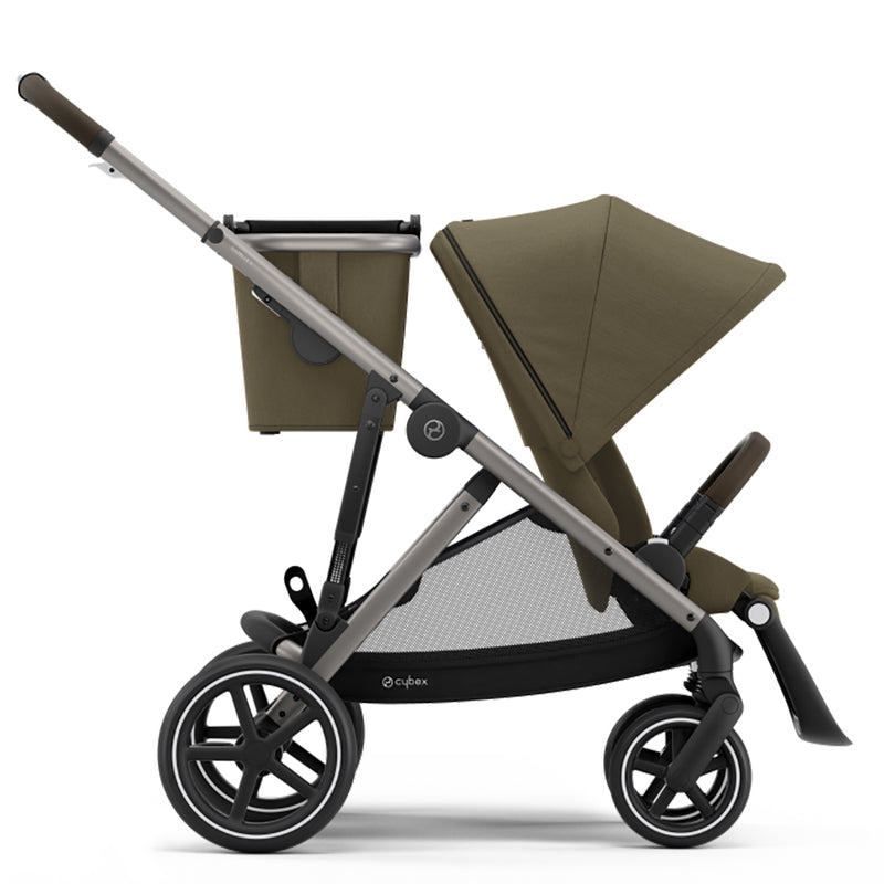 Cybex Gold Gazelle S Big City Shopper Infant Baby Toddler Travel Stroller, Beige
