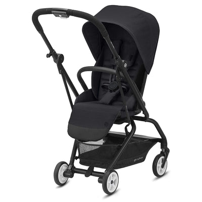 Cybex Gold Eezy S Twist 2 Folding Travel System Baby and Toddler Stroller, Black