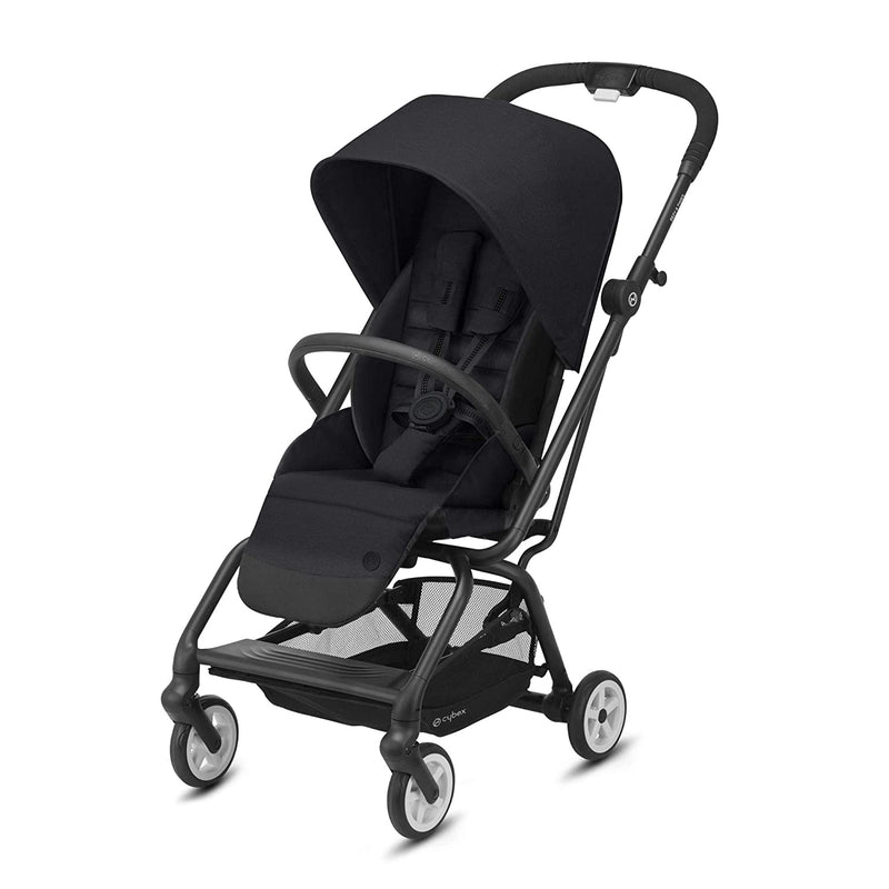 Cybex Gold Eezy S Twist 2 Folding Travel System Baby and Toddler Stroller, Black