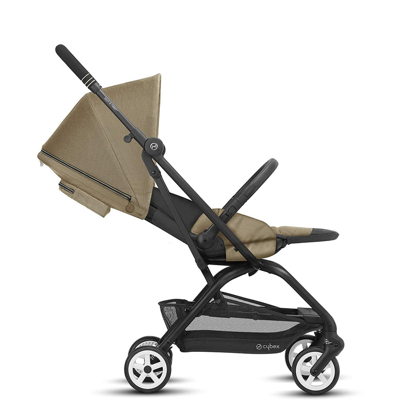 Cybex Gold Eezy S Twist 2 Folding Travel System Baby and Toddler Stroller, Beige