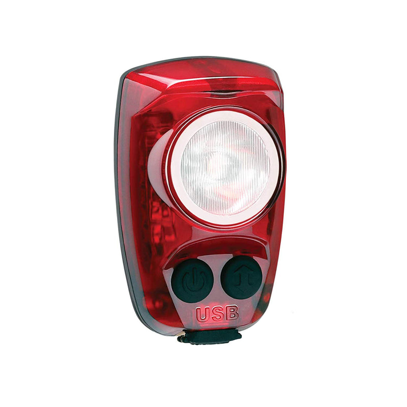 Cygolite Hotshot Pro 150 Lumen USB Flashing LED Rear Bike Light, Red (2 Pack)