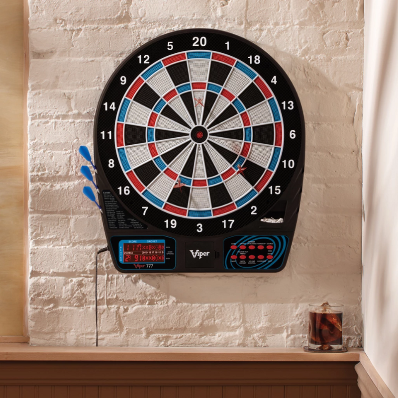 Viper 777 Electronic Dart Board with LCD Scoreboard and 26 Games, Comes w Darts!