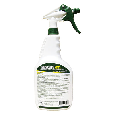 Natures MACE Deer & Rabbit Repellent Ready-to-Use Spray Formula Treats 1000 SqFt