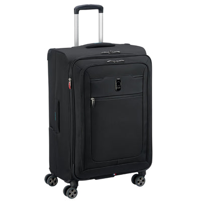 DELSEY Paris 25" Expandable Spinner Upright Hyperglide Luggage Suitcase, Black