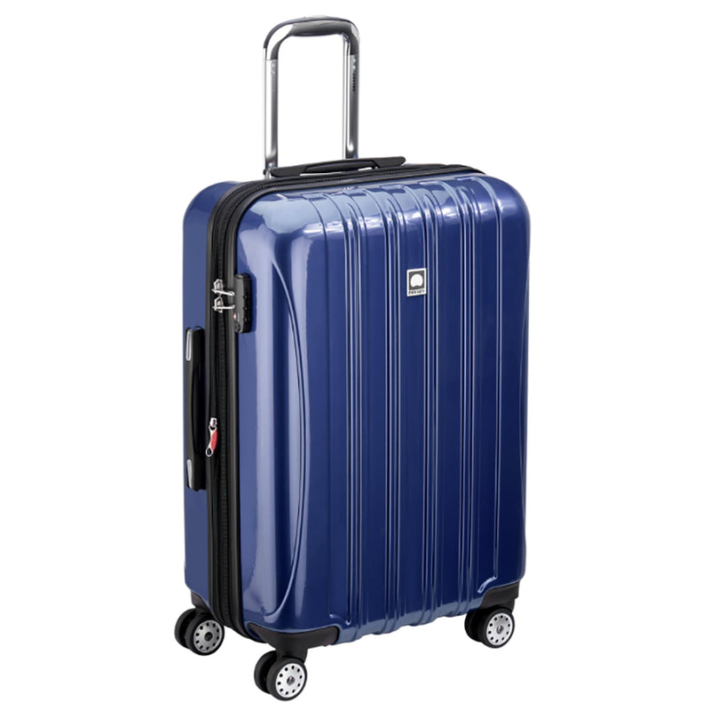 DELSEY Paris Aero 25" Hardside Expandable Rolling Travel Bag, Blue (Open Box)