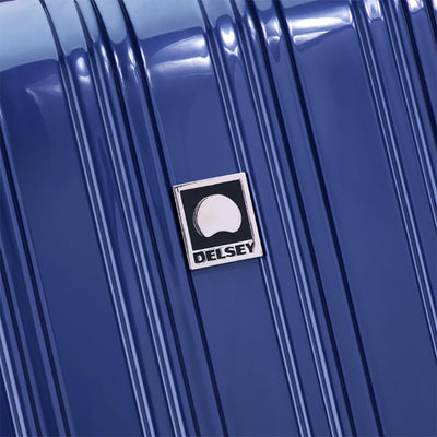 DELSEY Paris Aero 25" Lightweight Hardside Expandable Rolling Travel Bag, Blue