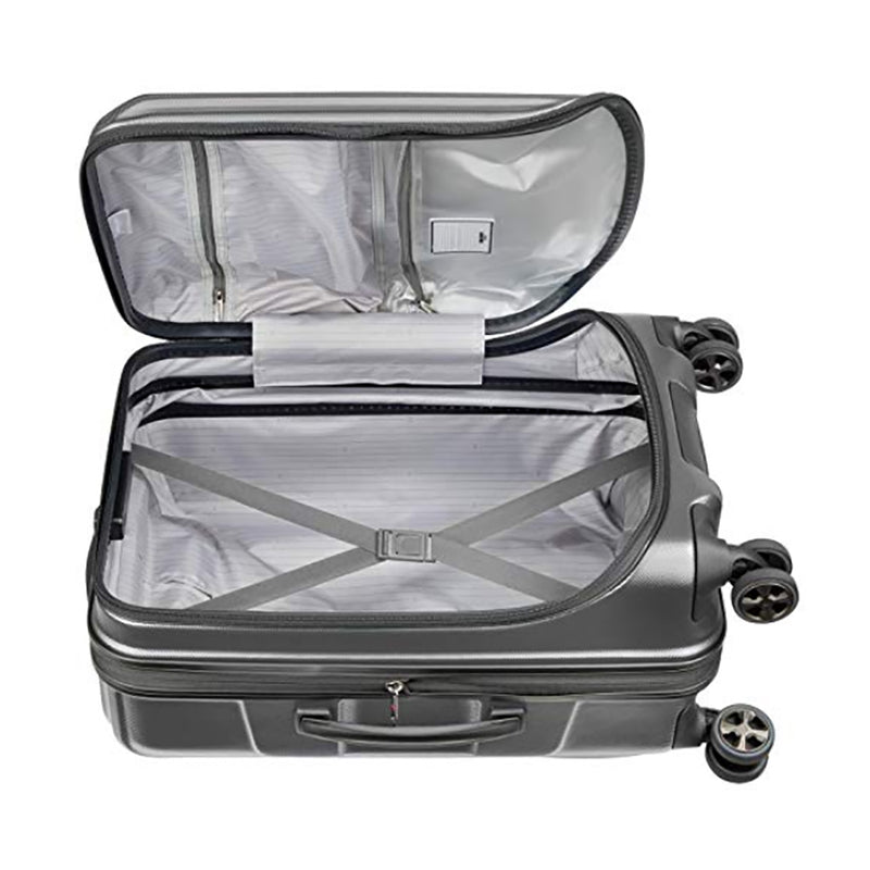 DELSEY Paris Cruise Lite 2.0 20" Hardside Expandable Carry On Travel Case, Gray