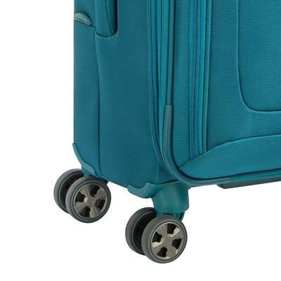 DELSEY Paris 21" Expandable Upright Spinner Hyperglide Carry Luggage Case, Teal