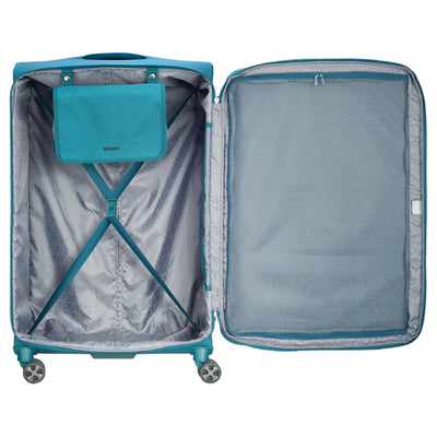 DELSEY Paris 29" Expandable Spinner Upright Hyperglide Luggage Suitcase, Teal