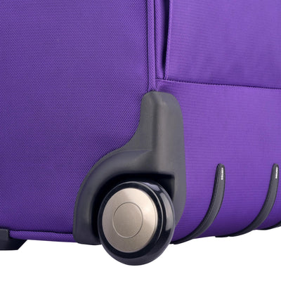 DELSEY Paris 21" Expandable 2 Wheel Spinner Carry On Travel Luggage Case, Purple