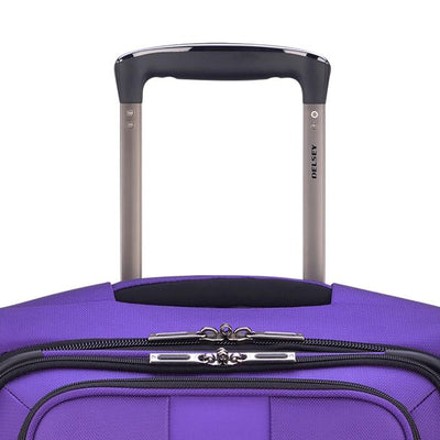 DELSEY Paris 21" Expandable 2 Wheel Spinner Carry On Travel Luggage Case, Purple